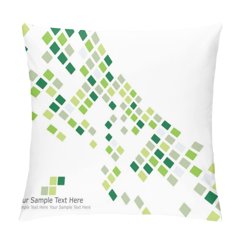 Personality  Green Checked Background Pillow Covers