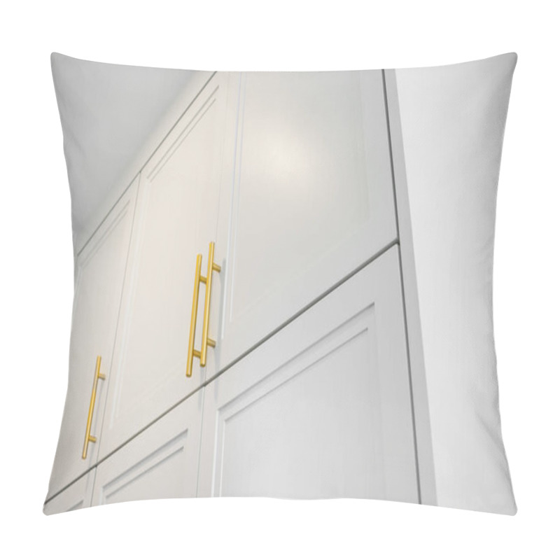 Personality  House Boasts White Cabinetry And Drawers As Part Of Its Design Interior. Pillow Covers