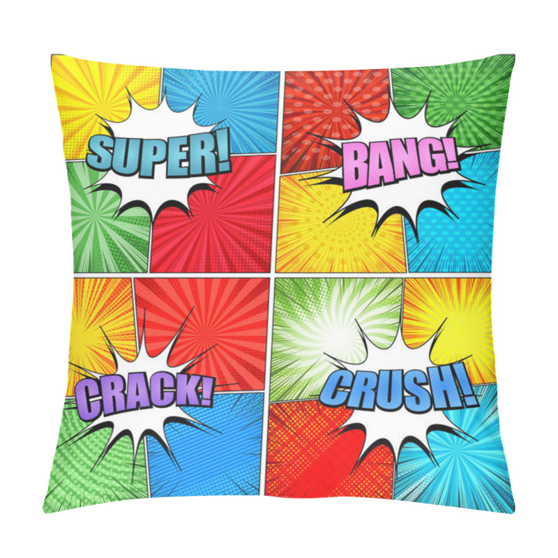 Personality  Big Collection Of Comic Book Pages Pillow Covers