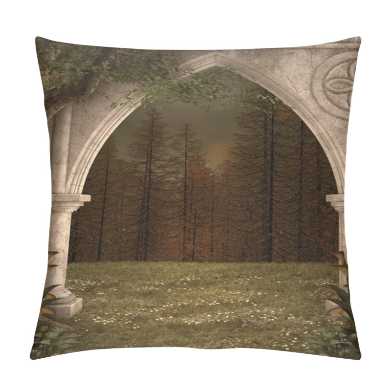 Personality  Ancient Arc In Forest Pillow Covers