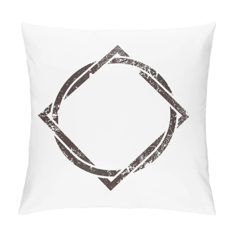 Personality  Interlocking Circle And Square Pillow Covers