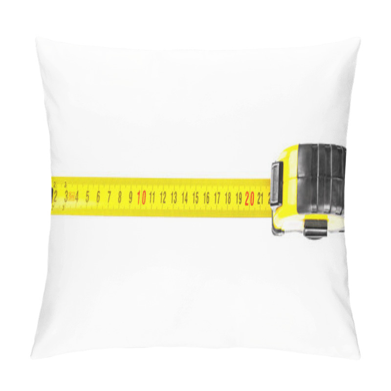 Personality  Close-up Of Yellow Tape Measure Pillow Covers