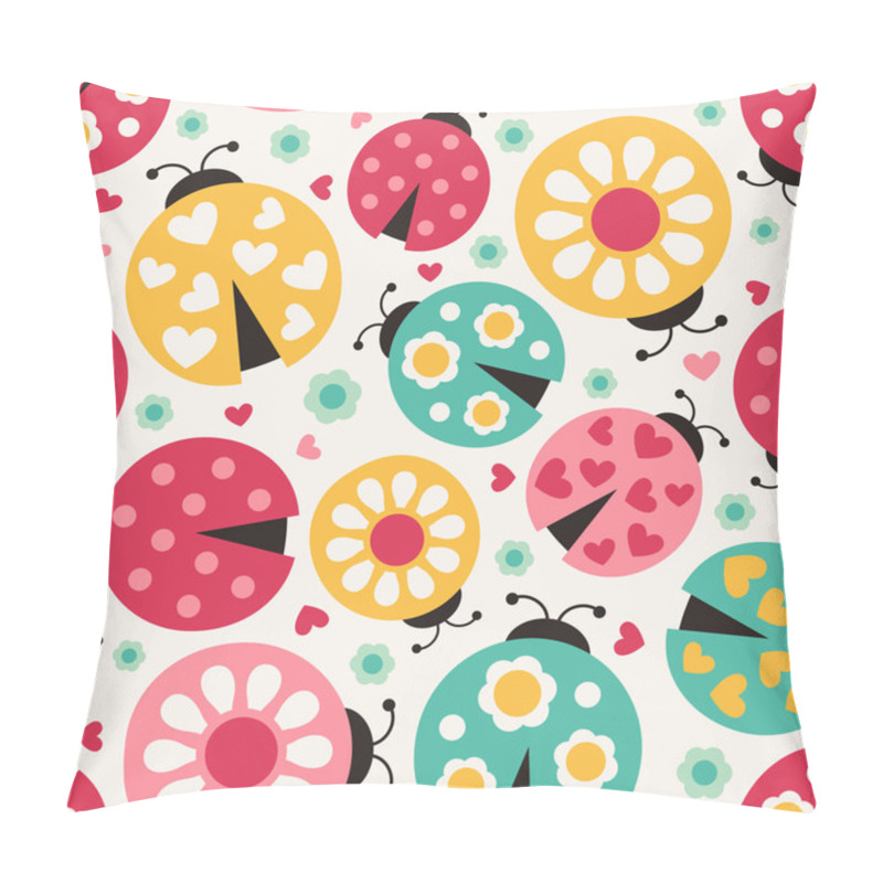 Personality  Ladybugs Background Pillow Covers