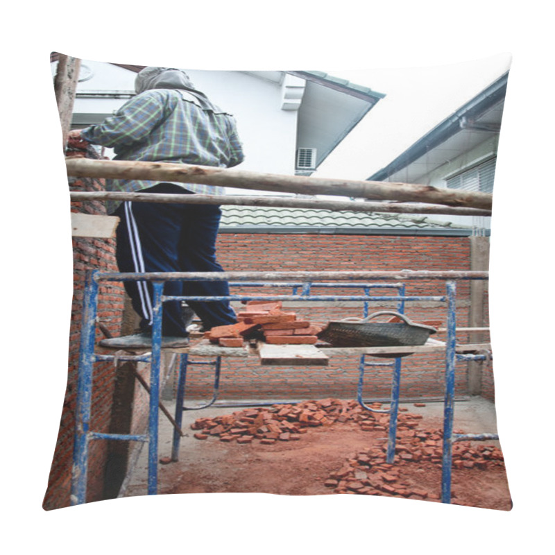 Personality  The Home Renovation Work Under Construction Pillow Covers