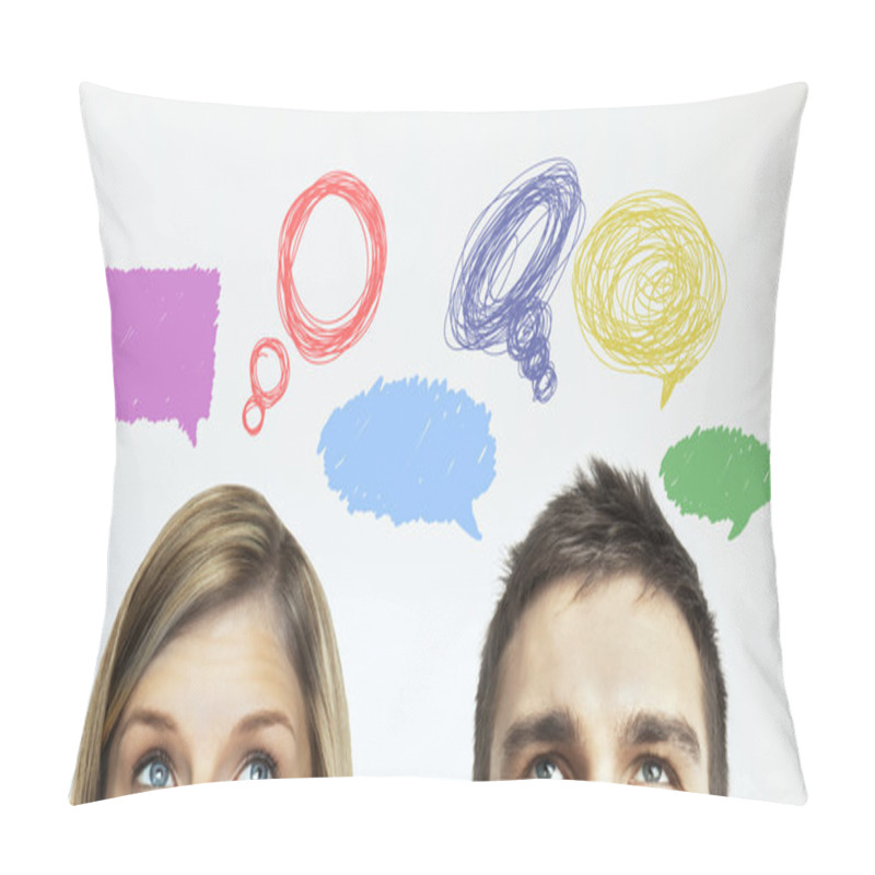 Personality  Woman And Man Pillow Covers