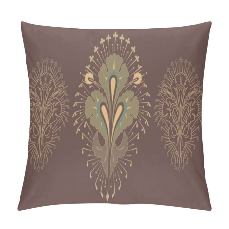 Personality  Victorian English Classical Ornament. Art Nouveau Pillow Covers