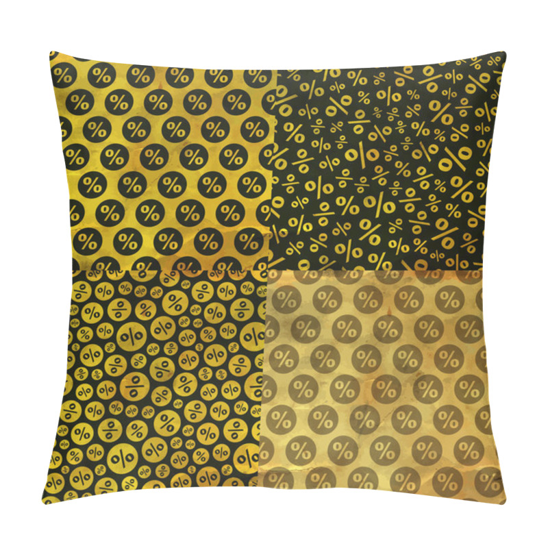 Personality  Percents. Seamless Pattern. Pillow Covers