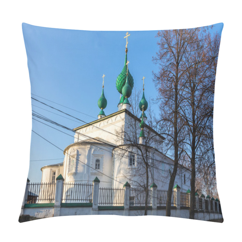 Personality  Holy Transfiguration Church. Kineshma. Russia Pillow Covers