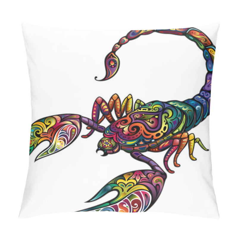 Personality  Cheerful Scorpion Pillow Covers