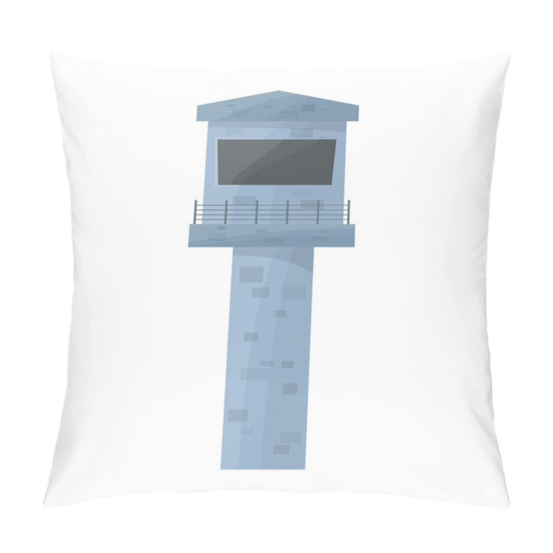 Personality  Vector Design Of Watchtower And Tower Logo. Graphic Of Watchtower And Belfry Stock Vector Illustration. Pillow Covers