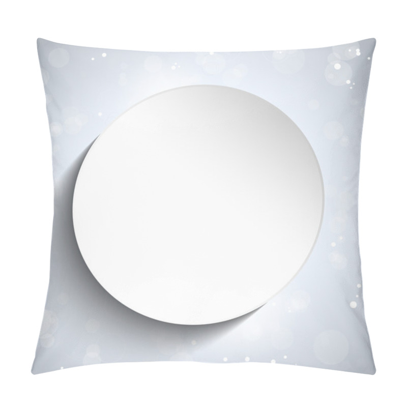 Personality  Modern White Circle Glowing Effects Pillow Covers