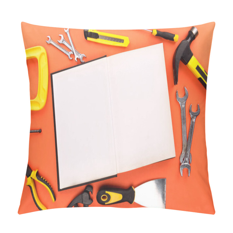 Personality  Open Notebook And Tools Pillow Covers