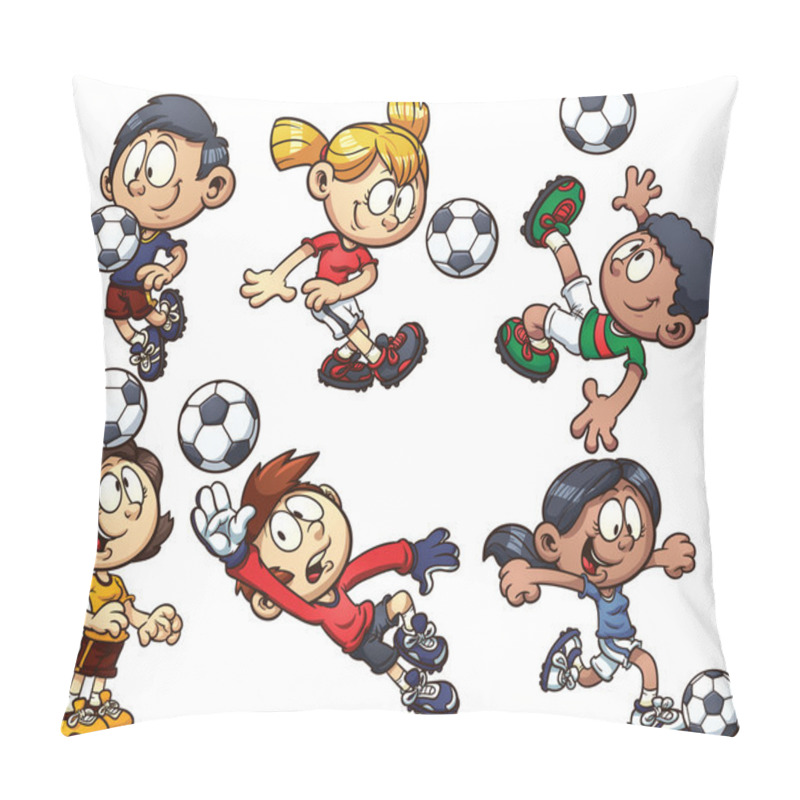 Personality  Soccer Kids Pillow Covers