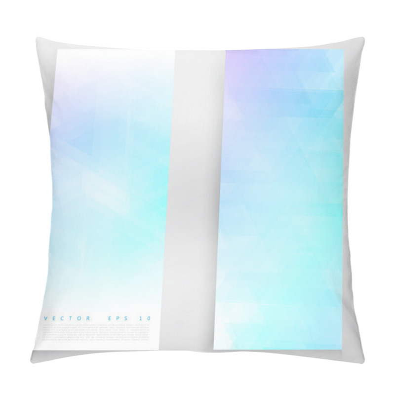 Personality  Vector Modern Geometrical Abstract Background. Pillow Covers