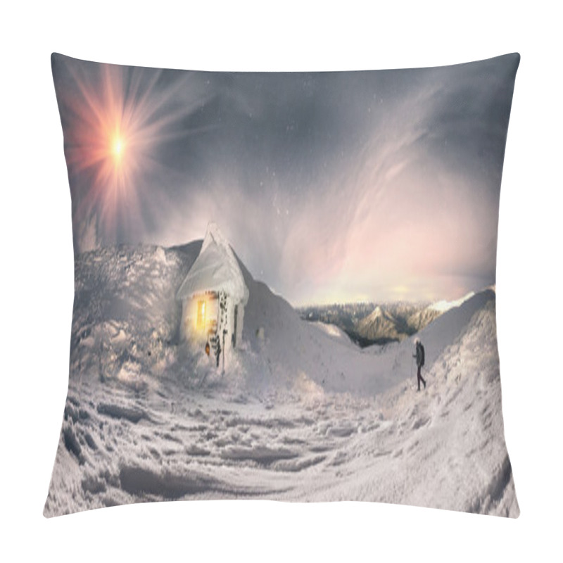 Personality  Iced Shelter From The Rising  Moon Pillow Covers