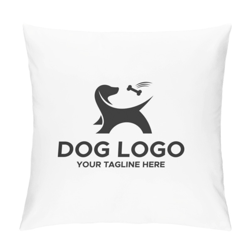 Personality  Dog Logo Sign Design Pillow Covers