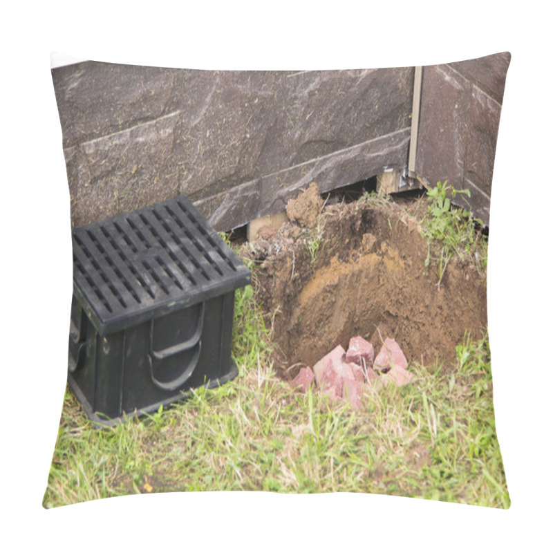 Personality  Construction Of Water Drainage Systems In Ground Pillow Covers