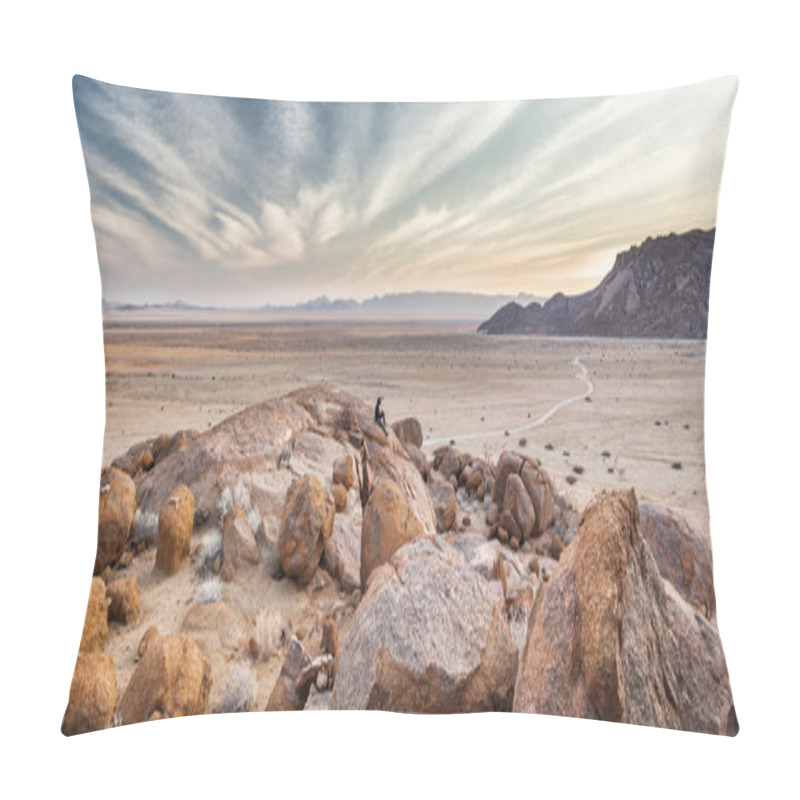 Personality  Rocks Of Namib Desert, Namibia Pillow Covers