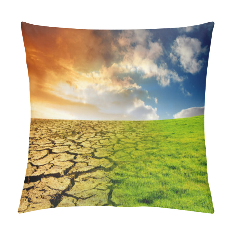 Personality  Global Warming Concept Pillow Covers