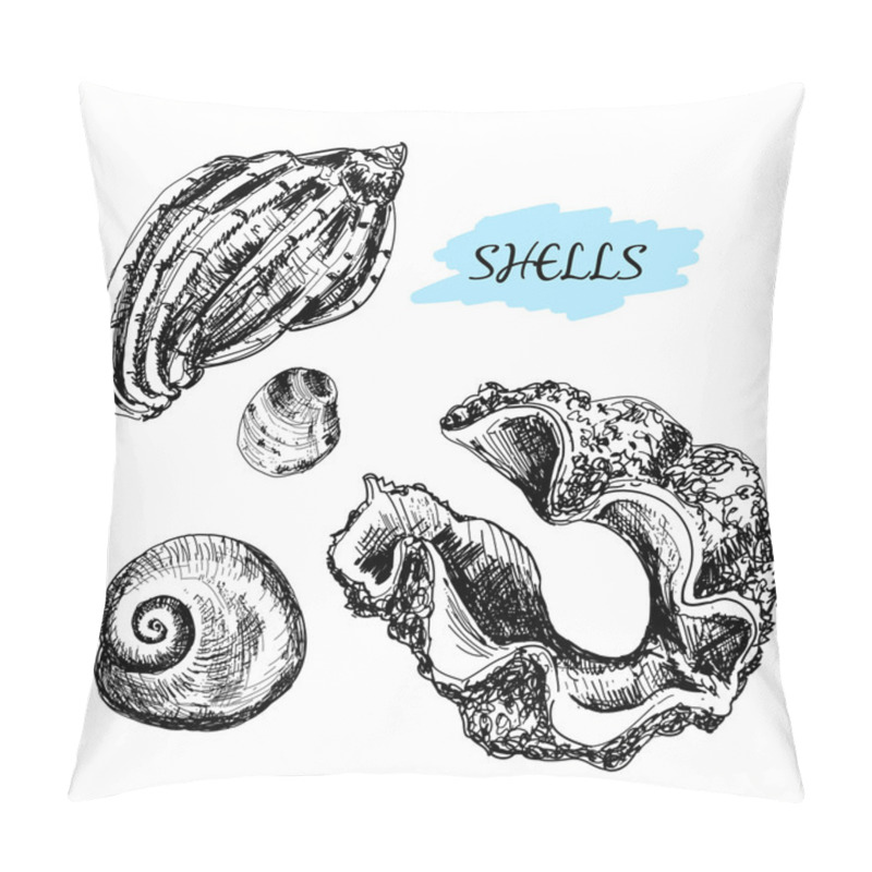 Personality  Seashells Pillow Covers