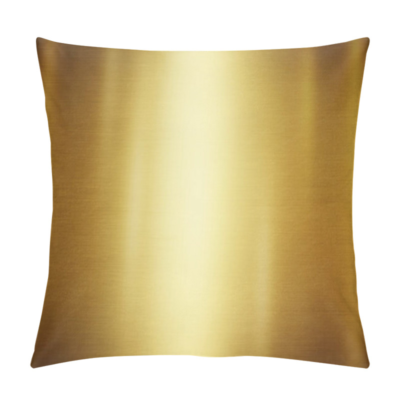 Personality  Gold Metal Texture Or Background, Polished Steel Plate Surface Pillow Covers