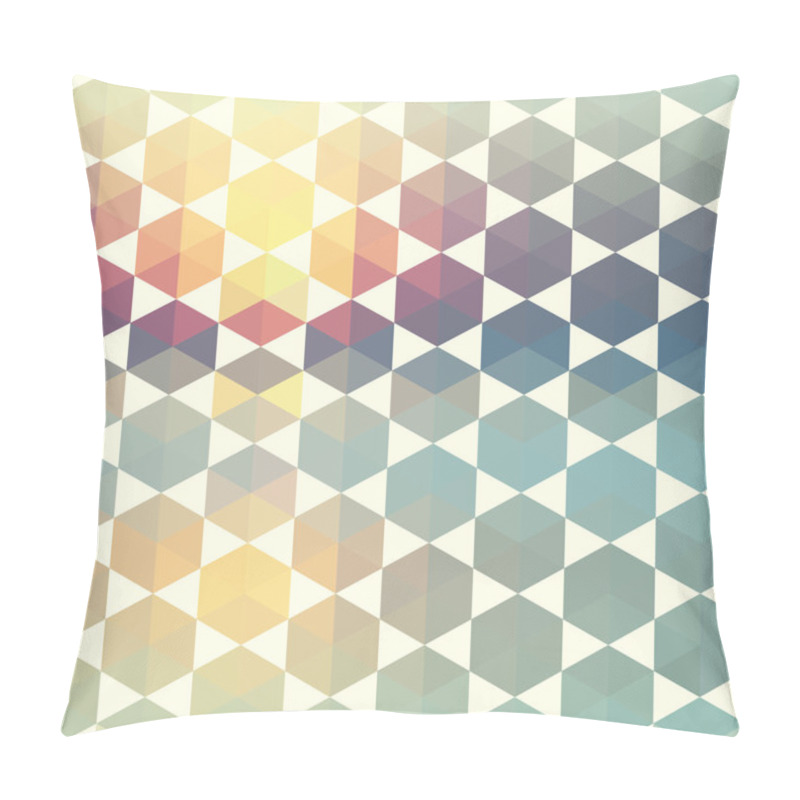 Personality  Retro Pattern Of Geometric Shapes Pillow Covers