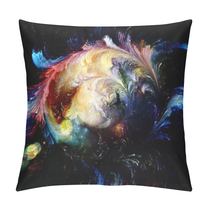 Personality  Digital Paint Spiral Pillow Covers