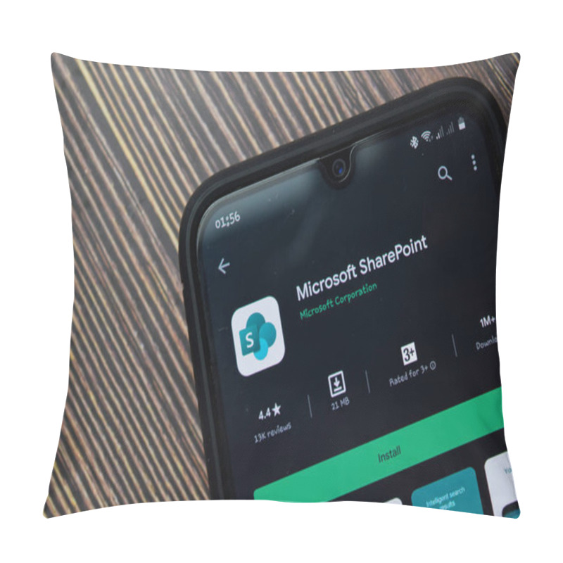 Personality  Microsoft SharePoint Dev Application On Smartphone Screen. SharePoint Is A Freeware Web Browser Developed By Microsoft Corporation. BEKASI, WEST JAVA, INDONESIA. SEPTEMBER 14, 2020 Pillow Covers