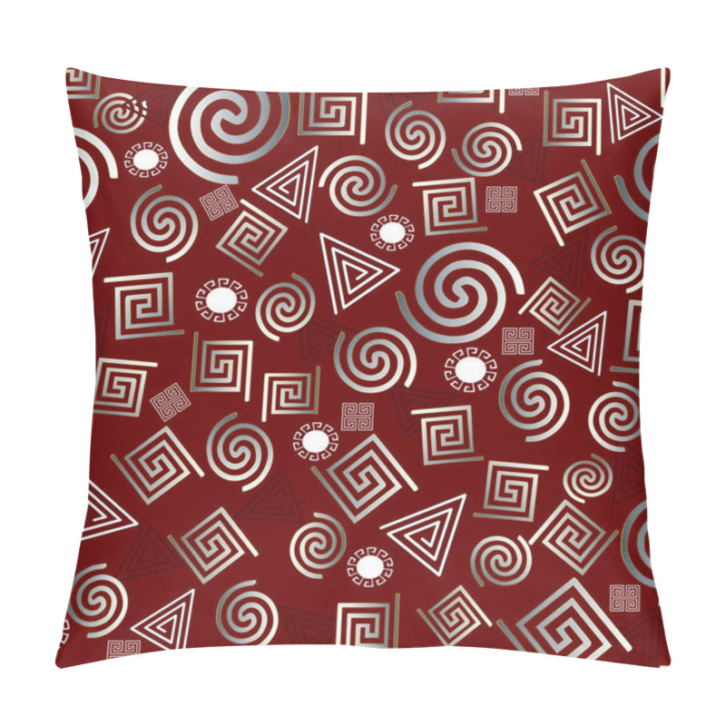 Personality  Greek Memphis Geometric Seamless Pattern. Pillow Covers