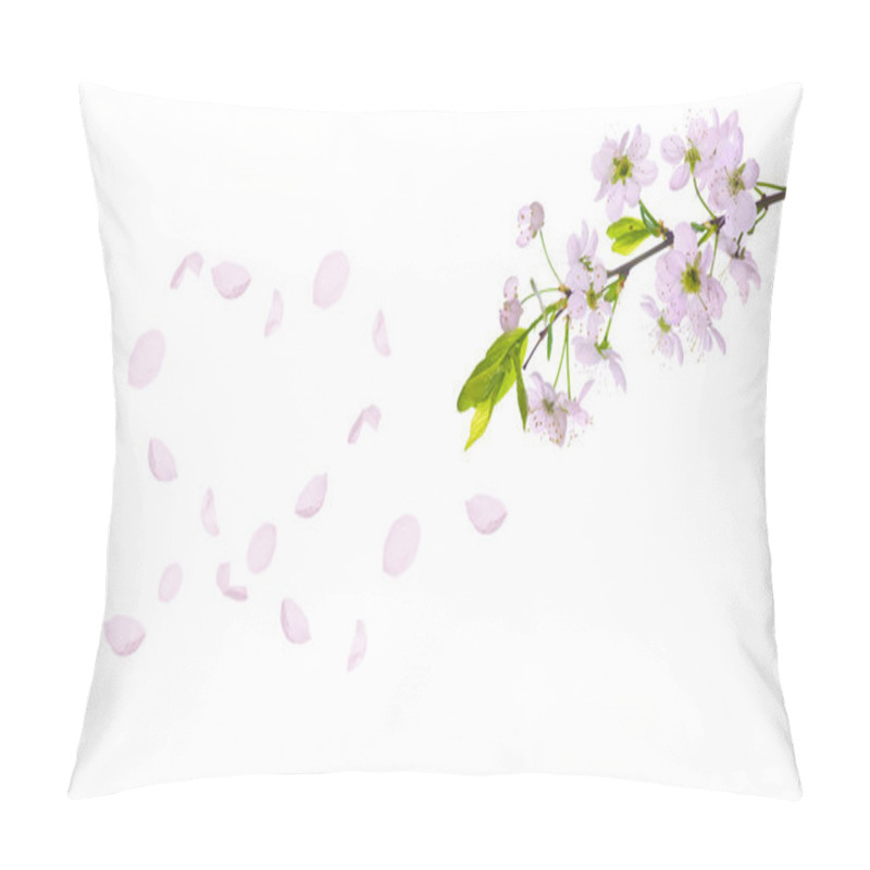 Personality  Spring Cherry Tree Petals Heart Pillow Covers