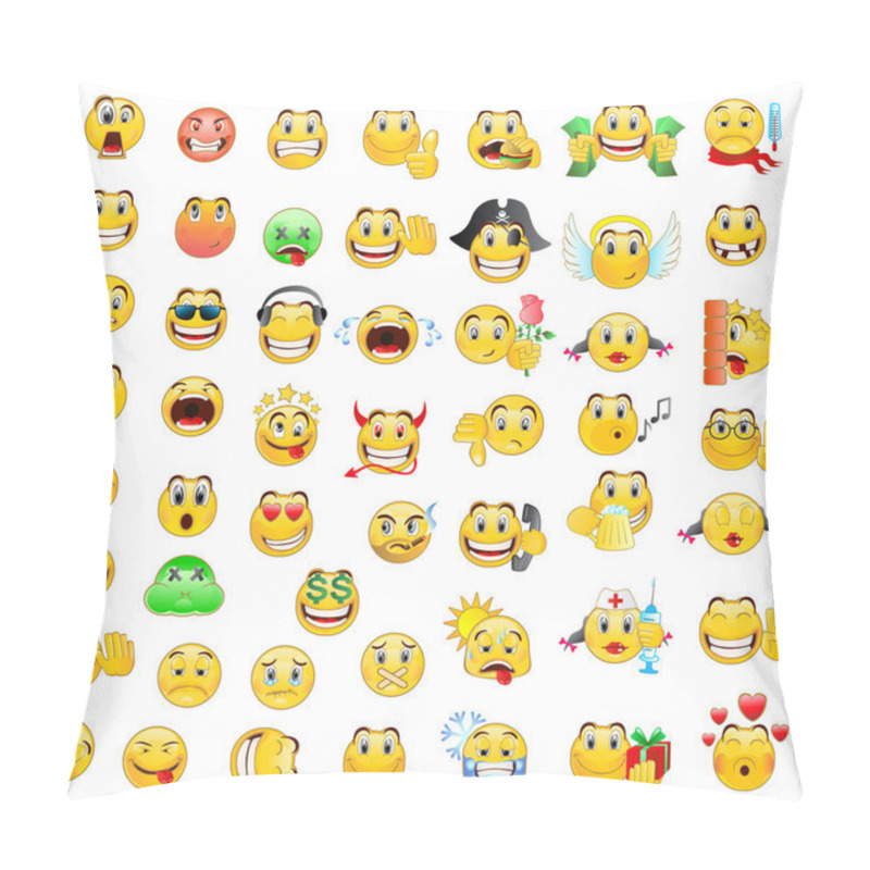 Personality  Collection Of Smiles Pillow Covers