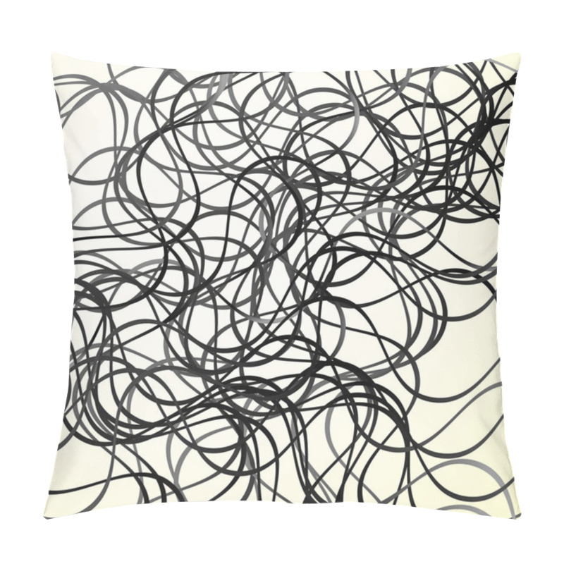 Personality  Random Lines Abstract Background Pillow Covers