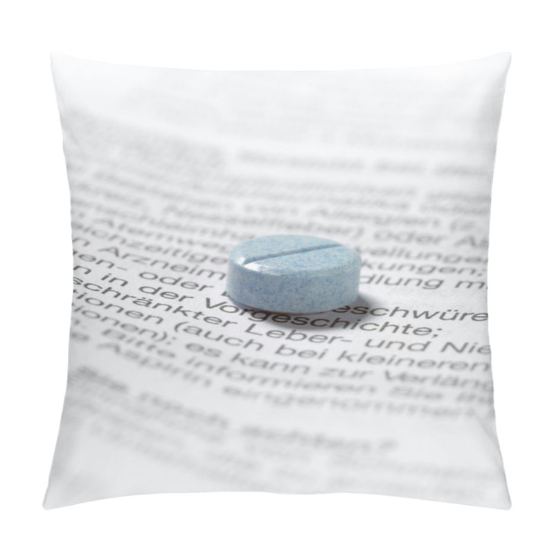 Personality  Blue Pills On Package Insert Pillow Covers