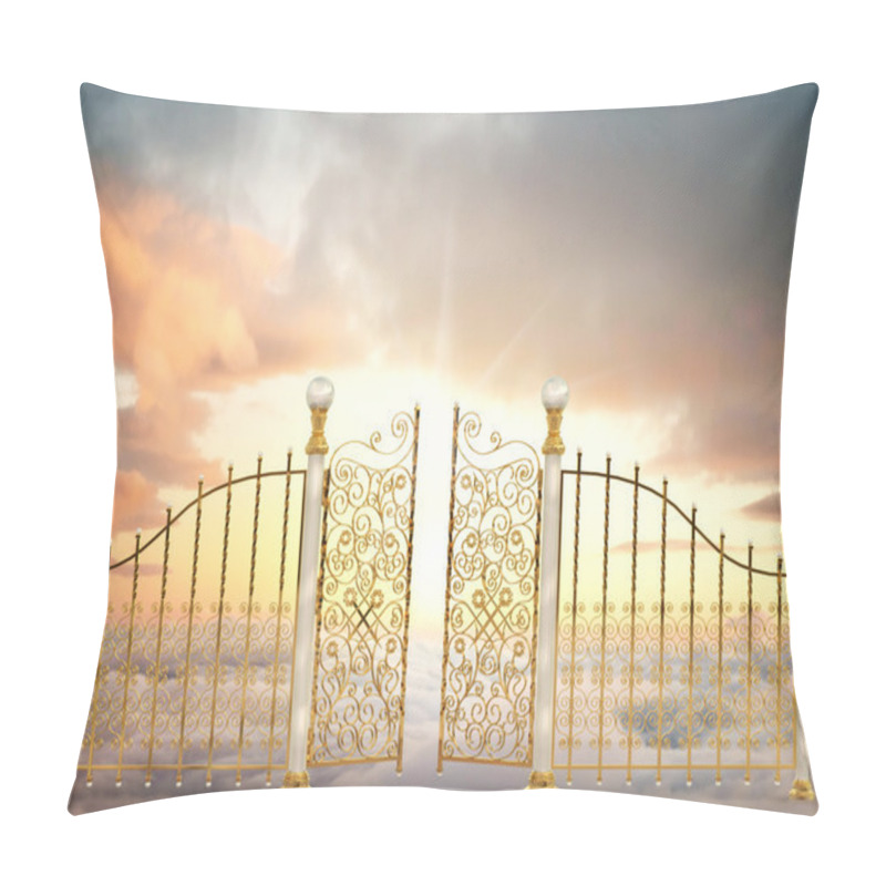 Personality  Pearly Gates Landscape Pillow Covers