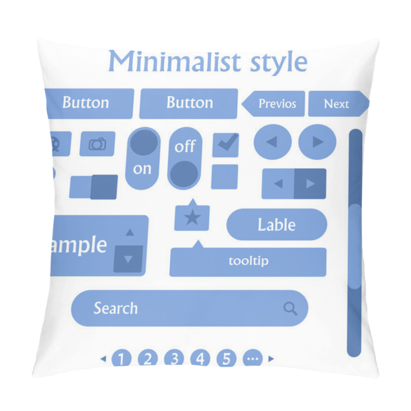 Personality  Site Minimalist Design Vector Pillow Covers