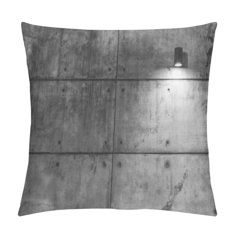 Personality  Grungy Concrete Wall And Light Pillow Covers