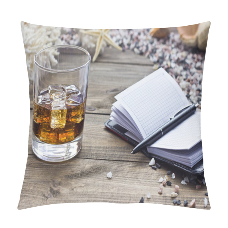 Personality  Whiskey With A Notebook Pillow Covers