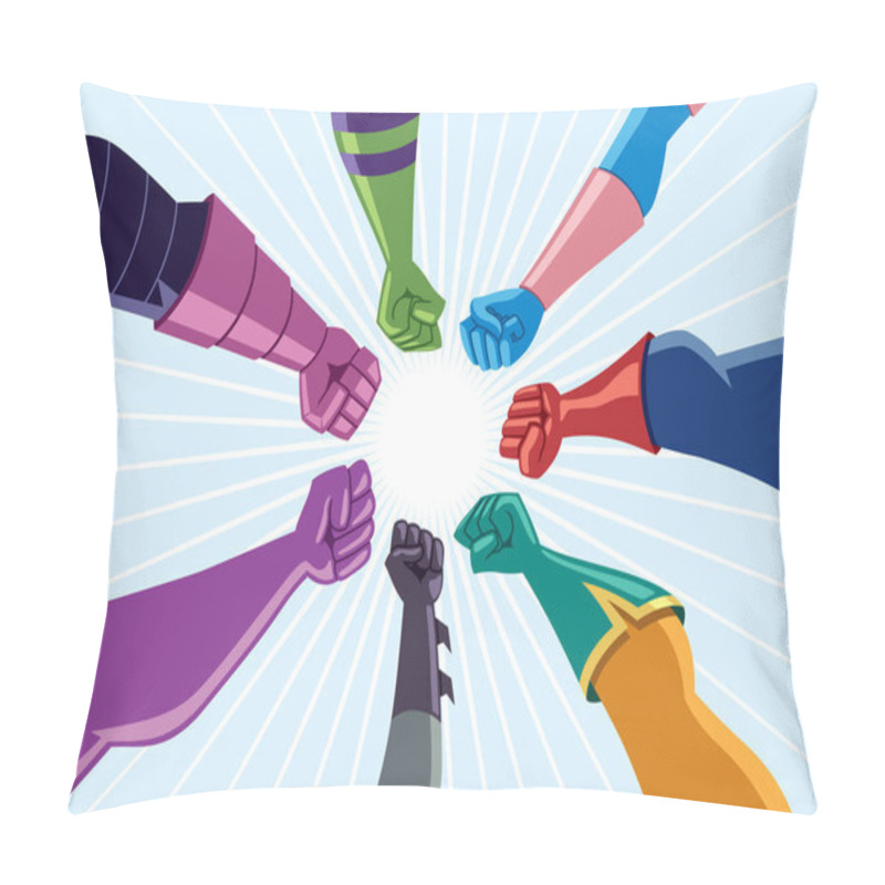 Personality  Superhero Team Assemble Pillow Covers