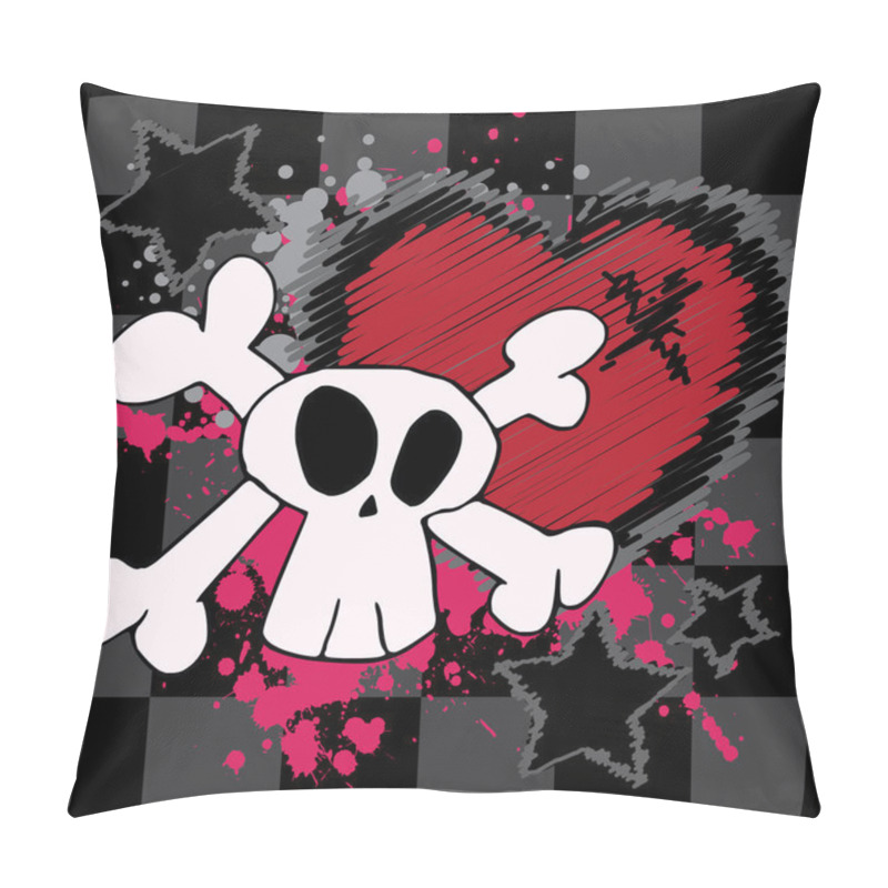 Personality  Emo Love Pillow Covers