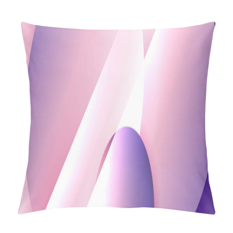 Personality  Dynamic Trendy Geometrical Abstract Background. Circles, Round Shapes 3d Shadow Effects And Fluid Gradients. Modern Overlapping Round Forms Pillow Covers