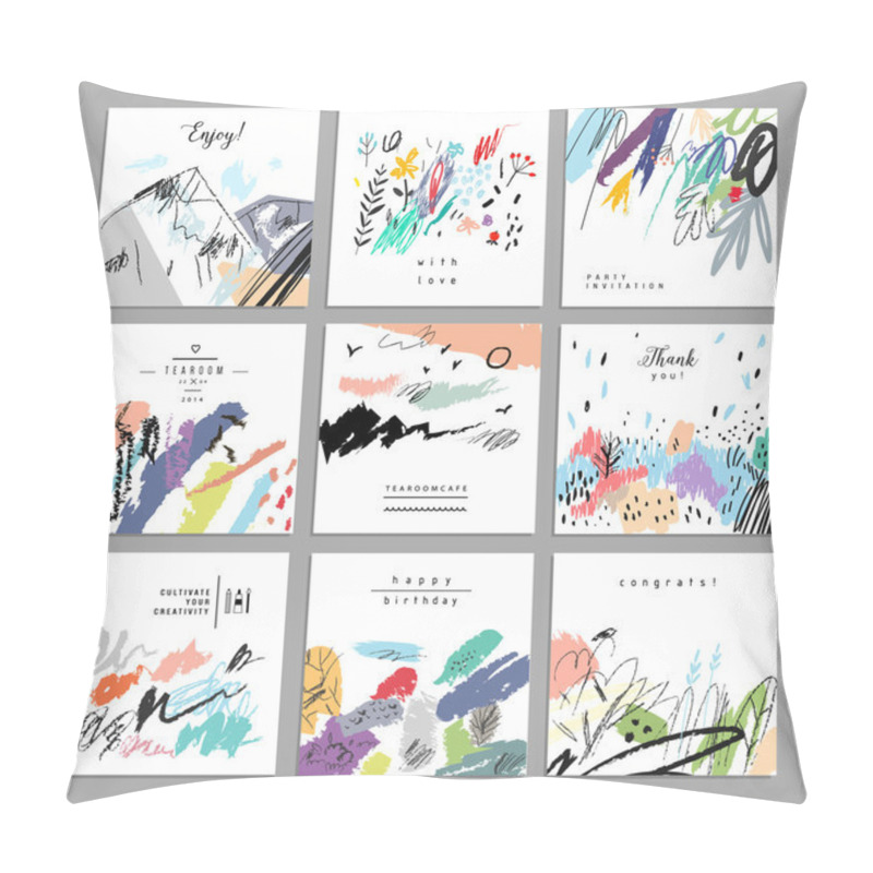 Personality  Artistic Creative Universal Cards. Pillow Covers