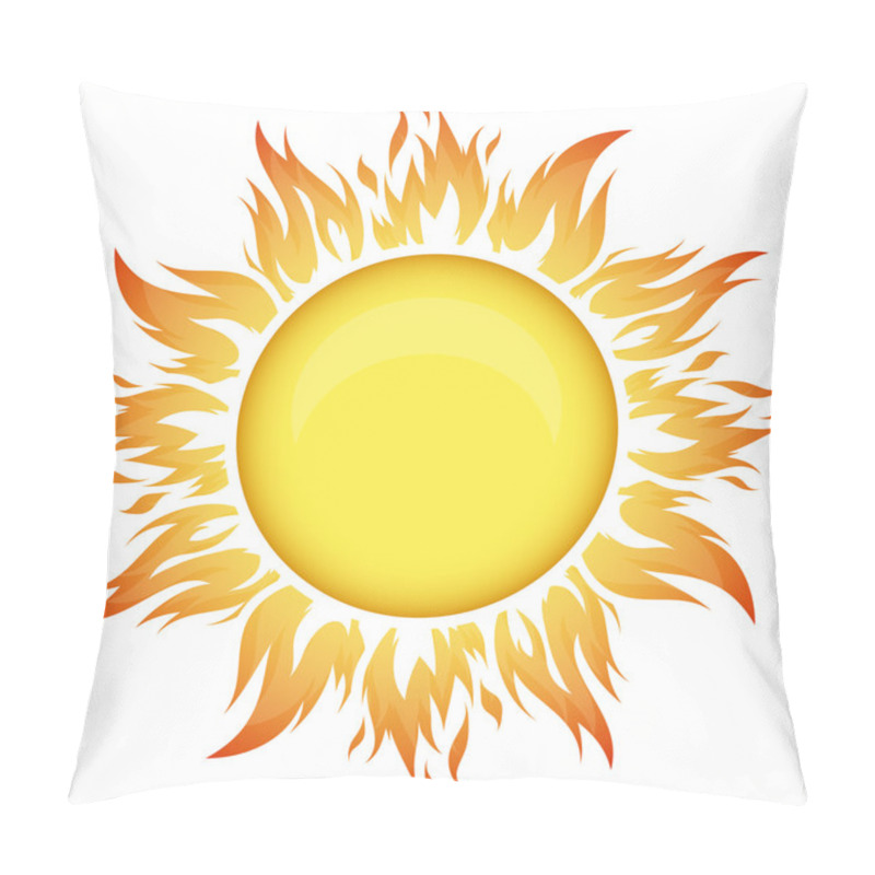 Personality  Bright  Sun Symbol For Your Decor Pillow Covers