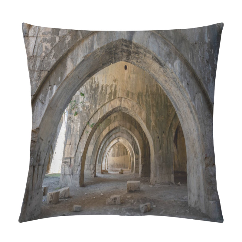 Personality  Incirhan Caravanserai, Built By Giyaseddin Keykubad Bin Keyhusrev, Located On The Antalya Burdur Road Pillow Covers