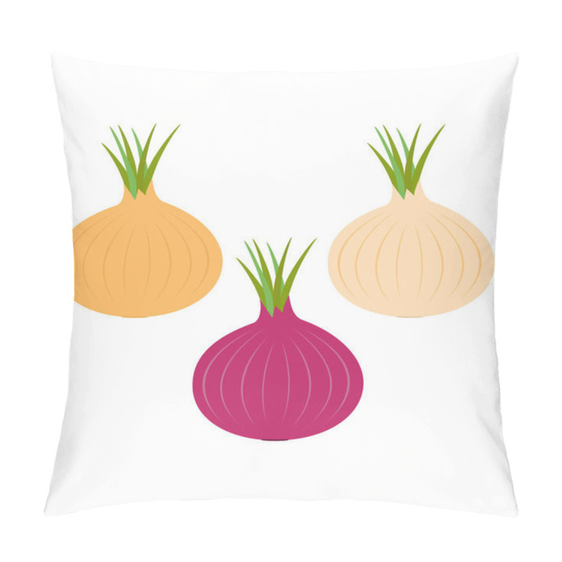 Personality  Set Of Onion Ripe Bulbs Pillow Covers