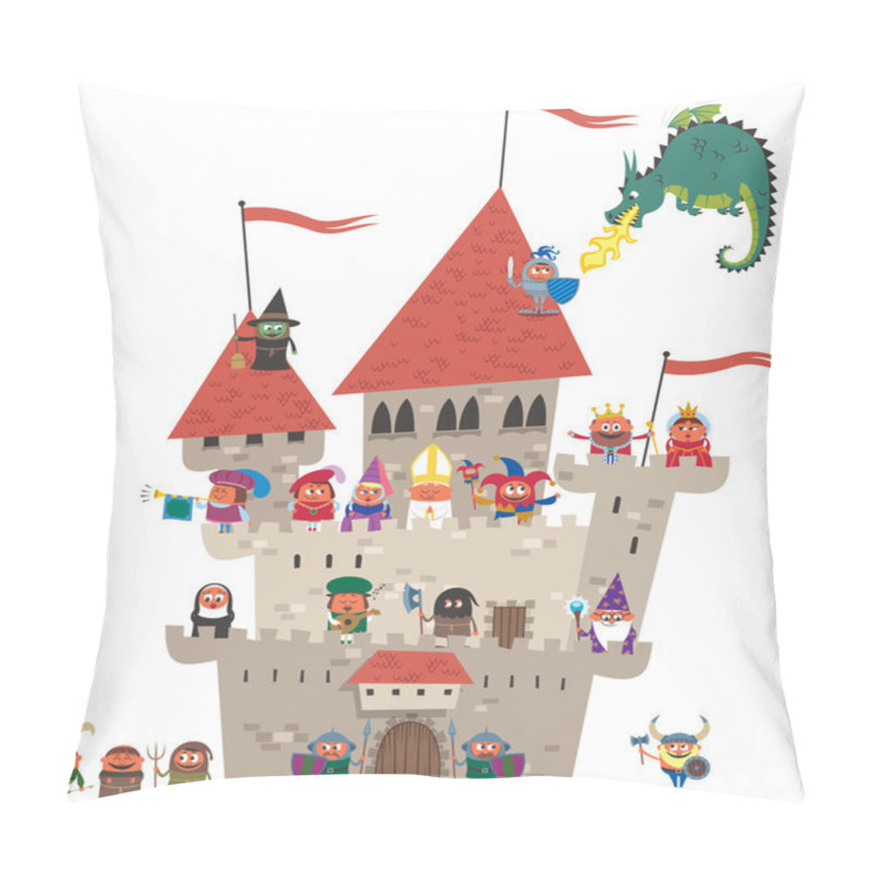 Personality  Small Kingdom On White Pillow Covers