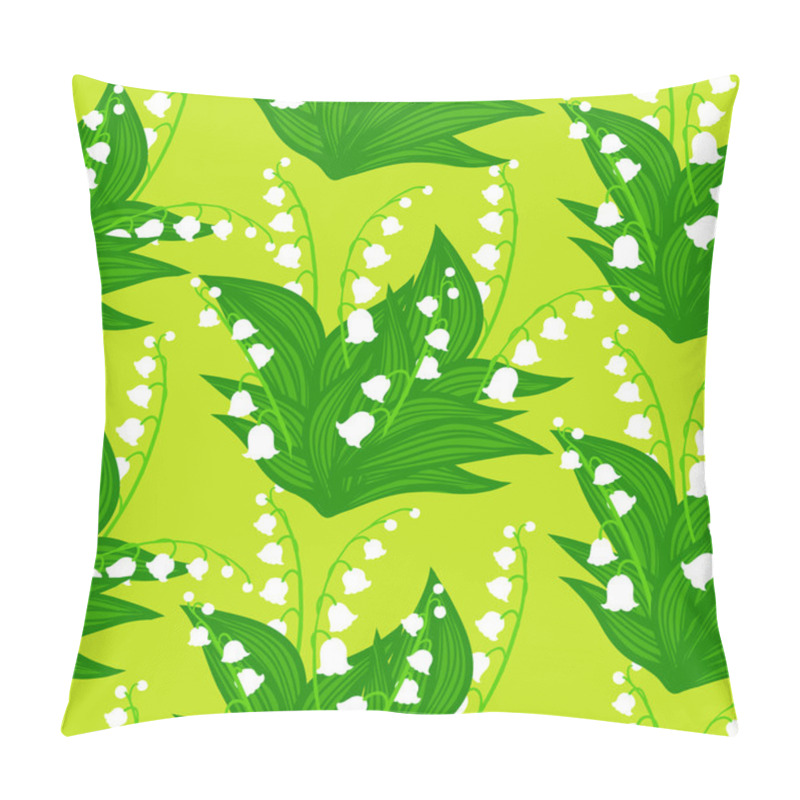 Personality  Floral Pattern With Lily-of-the-valley Flowers Pillow Covers