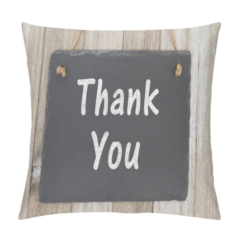 Personality  A Rustic Thank You Message Pillow Covers