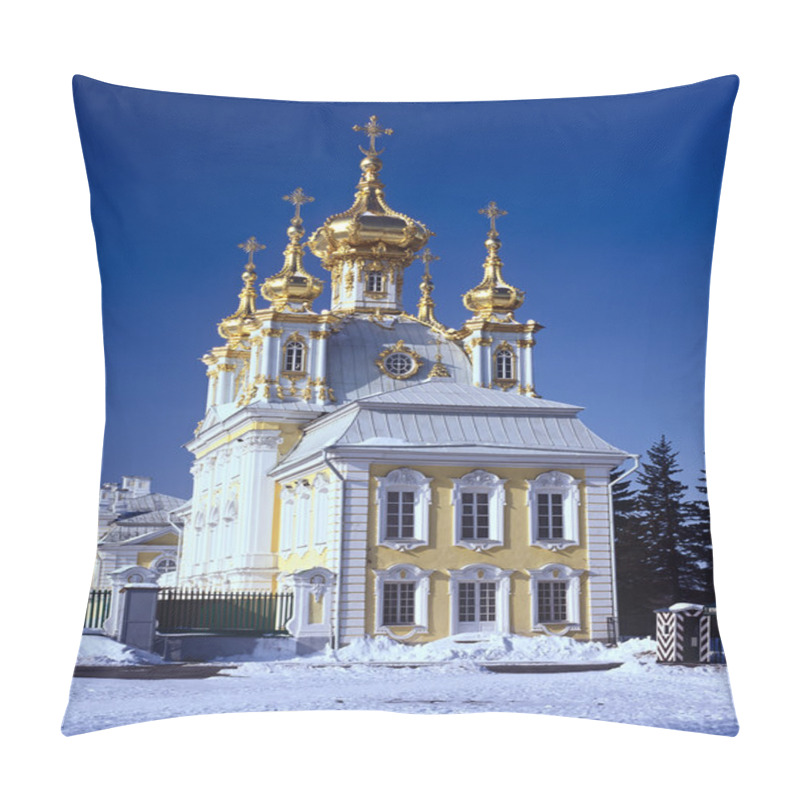 Personality  Home Church In Peterhof Big Palace Pillow Covers