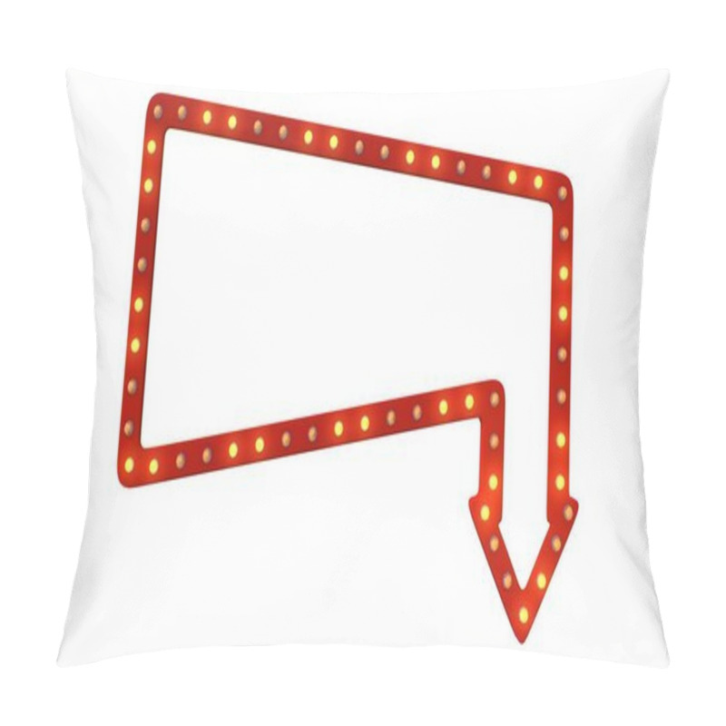 Personality  Frame And Gold Light Polygon Style On White Background. 3d Rendering Pillow Covers