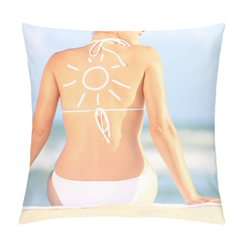 Personality  Sunscreen, Sun Tan Lotion Pillow Covers